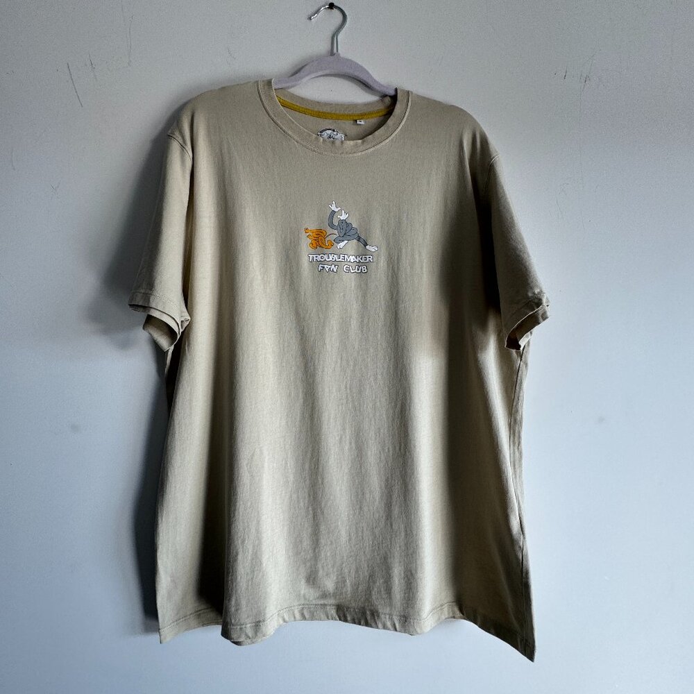 Tom and Jerry troublemaker fan club  t-shirts men's, Size XL